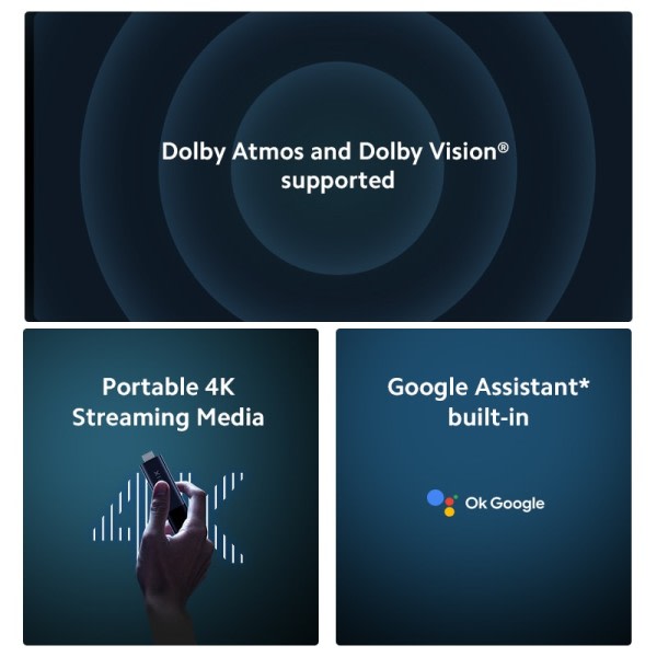 4K Global Version 2GB RAM 8GB ROM Android TV 11 Quad Core Netflix Wifi Google Assistant Bluetooth
