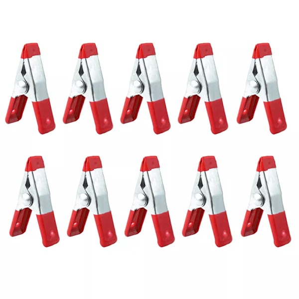 10 stykker metal fjeder klemmer 2" clips blødt plastic spidser greb billeder håndværk clips værktøj