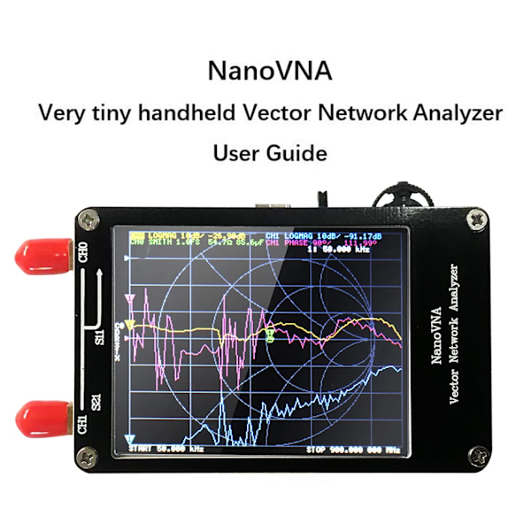 Vektor Nettverk Analyzer 50KHz-900MHz Stående Bølger Kortbølge