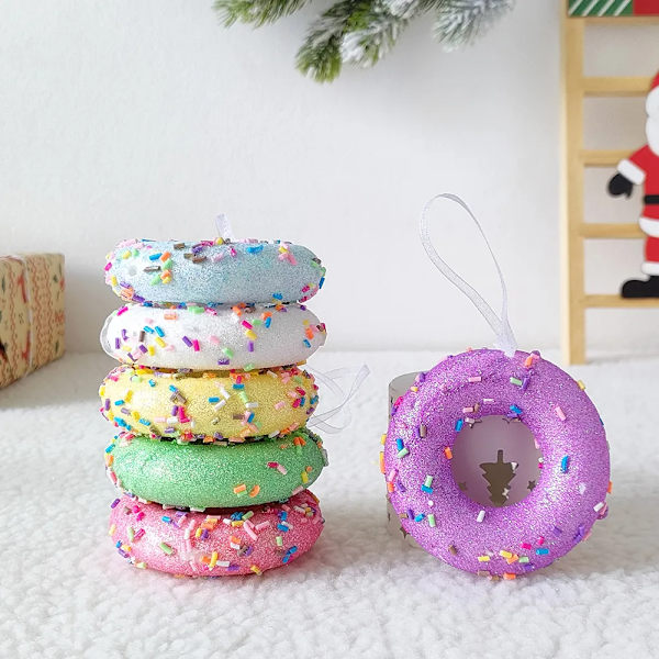 Jul tre is krem kake anheng søt god jul hengende pynt