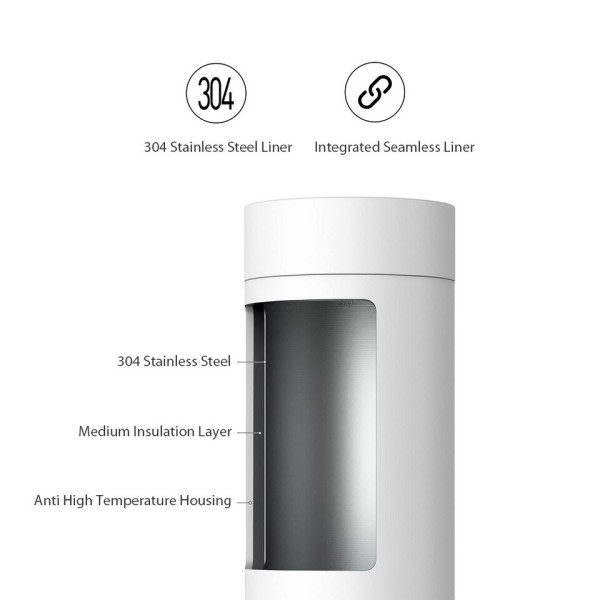Elektrisk flaska vattenkokare bärbar kopp värme termisk mugg för te kaffe mjölk pulver resor vatten vattenkokare 400ml 220V