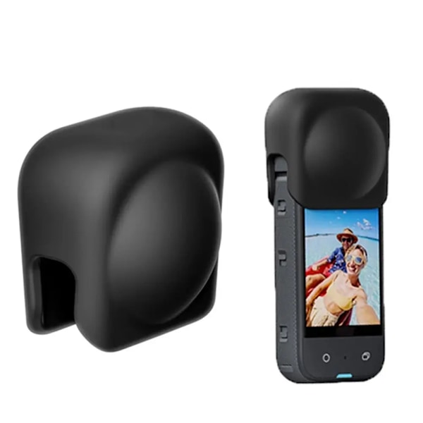 Anti-repor lins lock skyddande skydd för Insta360 X3 silikon skyddande dammtät fodral