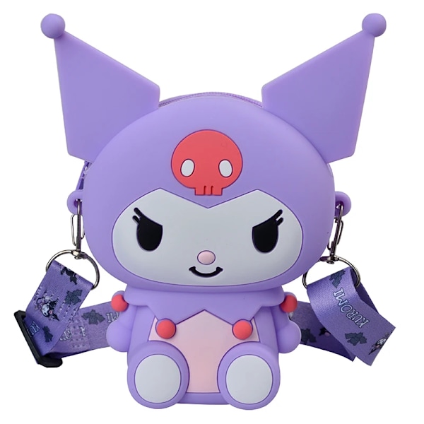 Hello Kitty Lovely Kawaii Mode väska Princess Liten Förvaring Silicon Purse Anime Tecknade Figurer Modell Leksaker