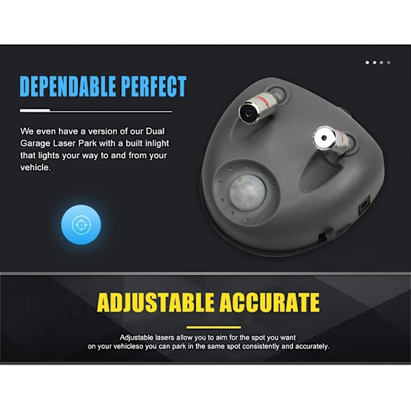 Laser Parkering Måler Bil Garage Loft Placering Positionering Korrektion Parkering Sensor