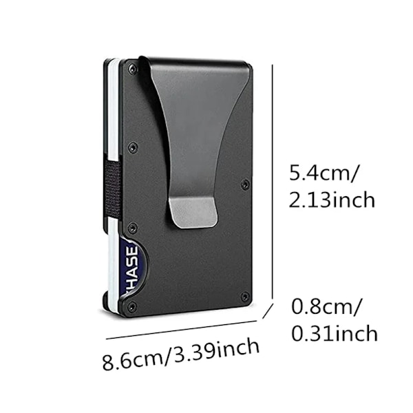 Rfid kredit kort innehavare män kvinnor minimalist plånböcker