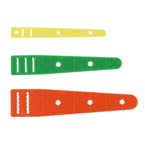 3 storlekar Multicolor Plast Elastic Glides Guides Threaders Wear Elastic Band Verktyg