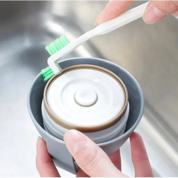 8 stykker sæt rengøring smal børste langt håndtag fisk tank halm baby mælk flaske gap glas rør rengøring børste