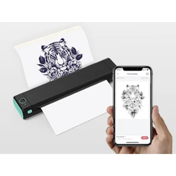 Trådlös tatuering överföring stencil skrivare tatuering överföring termisk kopiator maskin