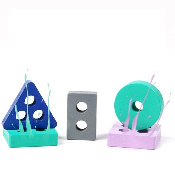 Montessori lelu puiset rakennus palikat varhais opetus lelut