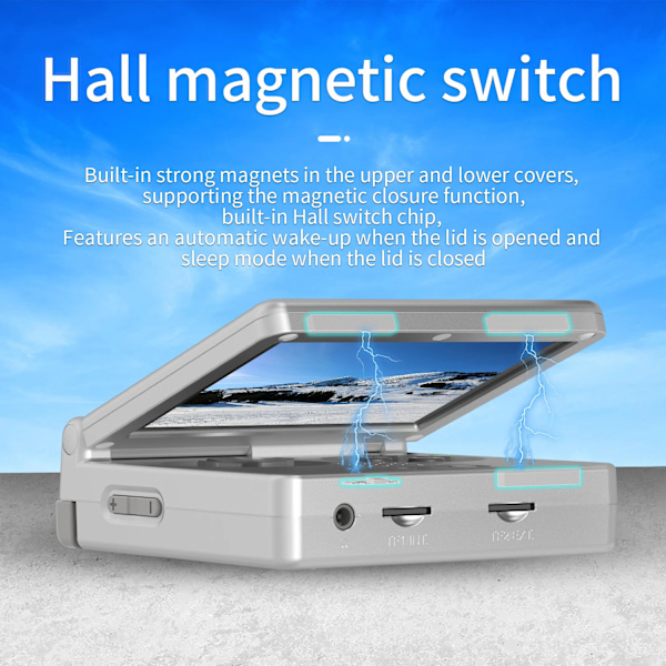 3,5'' IPS Skærm Flip Håndholdt Konsol Linux System HDMI-kompatibelt TV Output