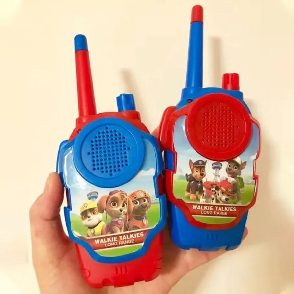 Walkie Talkies Set Barn Walkie Radio Tecknad Barn Radio Intertelefon Förälder-barn leksaker