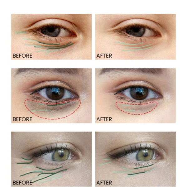 Retinol Ansikte Ögonkräm Serum Firming Lifting Anti Aging Reducera rynkor fina linjer ansiktsbehandling hudvård