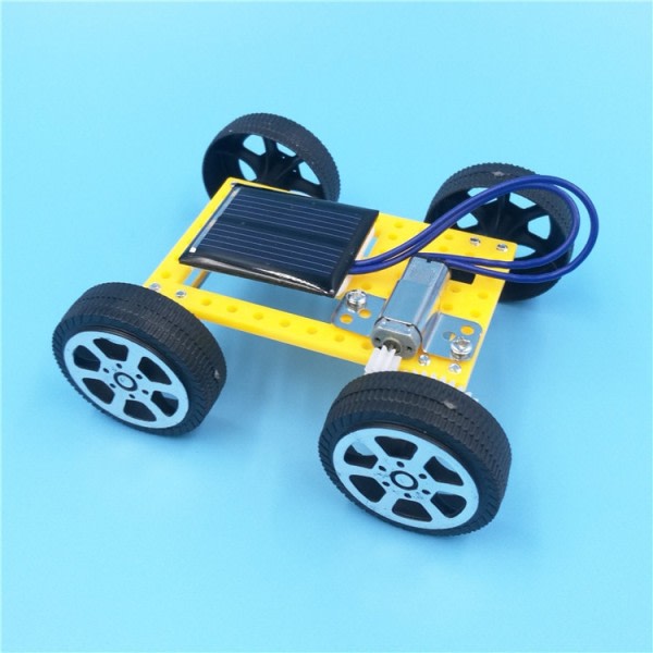 Gør det selv samlet energi soldrevet legetøj bil robot sæt sæt mini videnskab eksperiment sol bil legetøj