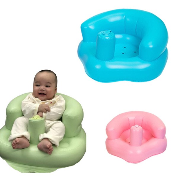 Multifunktionell Baby Barn Uppblåsbar Badrum Soffa PVC Uppblåsbar Sits
