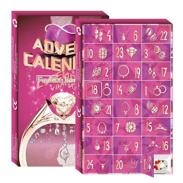 2024 jul smykker advent kalender 24 dager jul advent kalender nedtelling