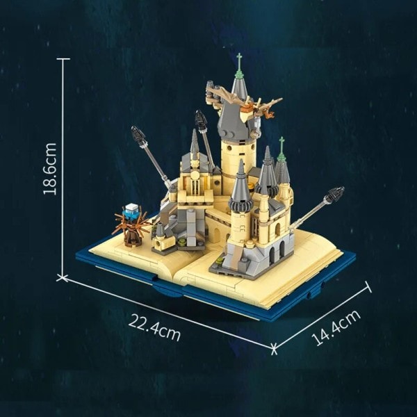 Harris School Magic Castle Book Building Block Magical Knights Forbidden Forest Potterly Brick Leker