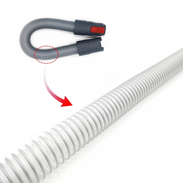För Dyson dammsugare V7 / V8 / V10 / V11 / V15 Flexibel förlängningsrör och teleskopiska rörkopplingar