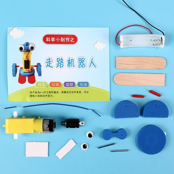 Elektrisk Gör-det-själv Sammansatt Modell Ming Crawling Robot Kit Mini Science Technology Leksak
