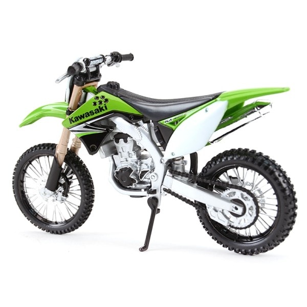 Kawasaki KX 450F Green Die Cast ajoneuvot keräily harrastukset moottoripyörä malli lelut