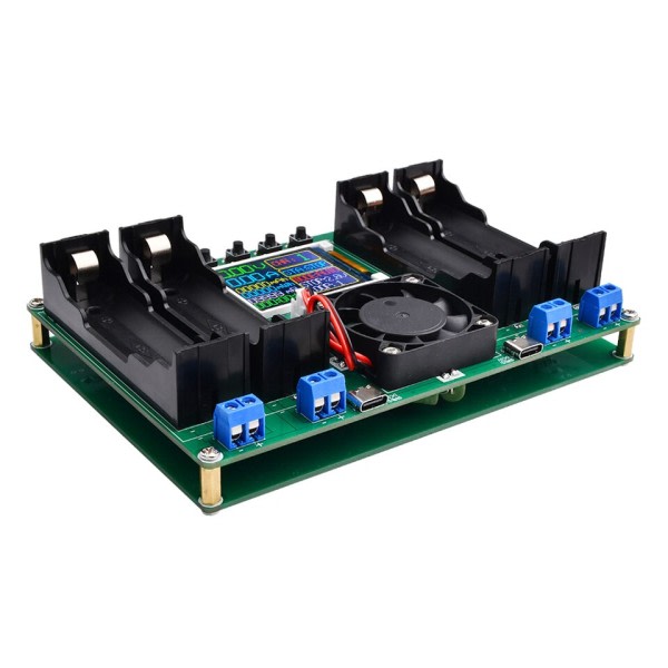 Batteri Kapacitet LCD Tester Digital Display Litium Batterier Ström Detektor Tester