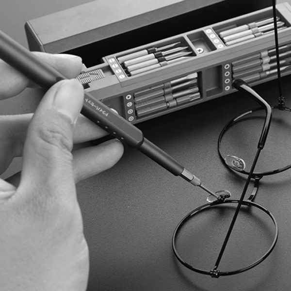 46 i 1 Skruvmejsel set magnetisk skruvmejsel bitar torx hex skruv drivrutin set precision telefon PC reparation verktyg