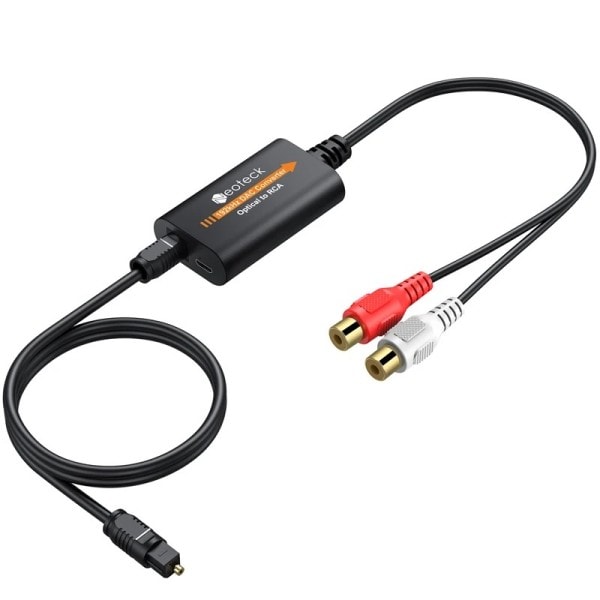 192kHz DAC Konverter SPDIF til RCA Digital til Analog Audio Konverter