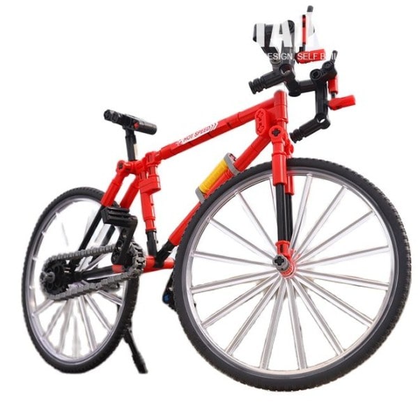 Terreng sykkel retro sykkel foldbar vei sykkel superbil race bil sport byggeblokker