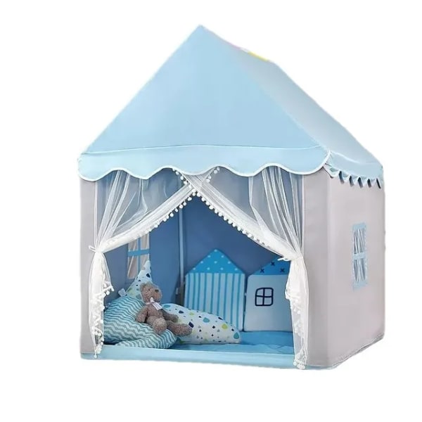Iso Lapset lelu teltta Wigwam taitettava lasten teltta Tipi vauva  leikkitalo tytöt vaaleanpunainen prinsessa linna eaa3 | Fyndiq