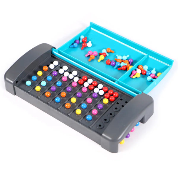 Montessori Code Breaking Mini Board Spel Resa Leksak för Familjen Barn Pedagogiska Intellektuella Pussel Leksaker