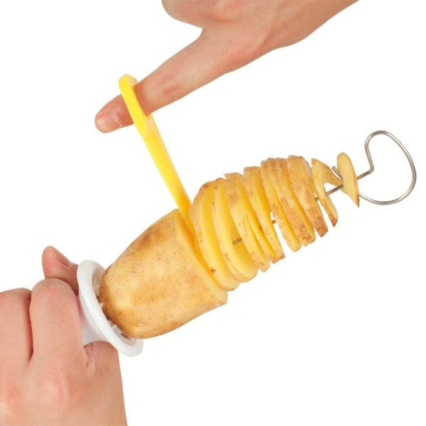 Potatis spiral kutter potatis torn tillverkning maskin grönsak skivare kreativ grönsak verktyg