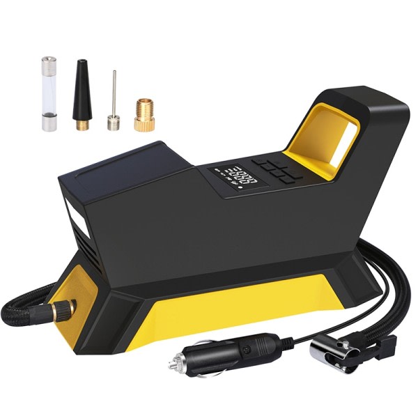 Bärbar Bil Däck Inflator Pump Bil Luft Kompressor 12V Elektrisk Inflator Digital Display LED Ljus