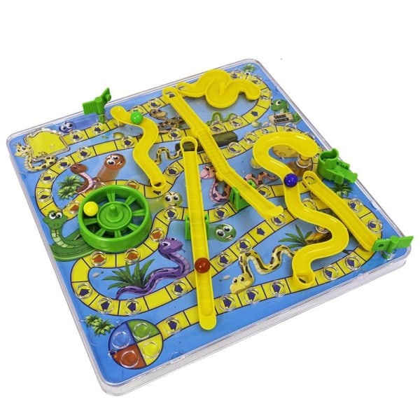 3D Snake Board Spil Legetøj Stiger Skak Spil Interaktivt Desktop Fest Legetøj