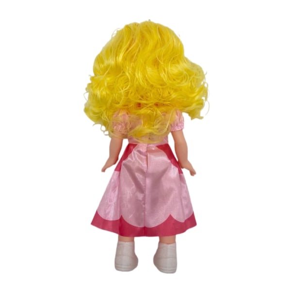 Søt fersken prinsesse klassisk dukke vinyl dukke musikk dukke barn's bursdag gave jule gave