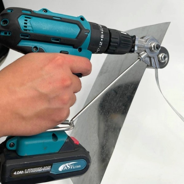 Elektrisk borr plåt skär metall plåt skär verktyg fritt skär verktyg