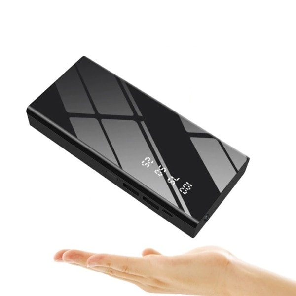 30000mAh kannettava pika lataus virta pankki 2USB digitaalinen näyttö ulkoinen akku taskulamolla