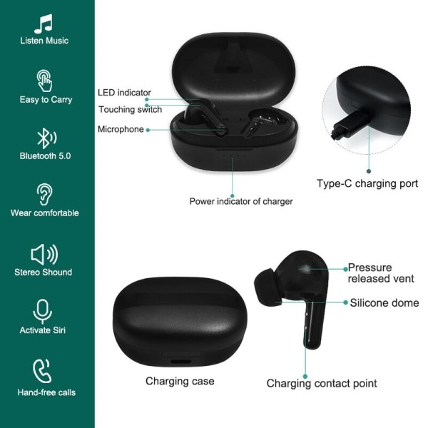 Ladattava kuulolaitteet Bluetooth kuulolaite APP ohjaus digitaalinen ääni vahvistin