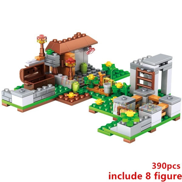 The Villages Huset Pigs Alex Zombie Action Bygningsblokker Klassisk modell sett klosser barn sett