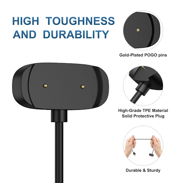 USB C Laddare För Amazfit GTS 2e/GTS 2 mini/T-rex Pro/Bip 3 Pro Laddningskabel
