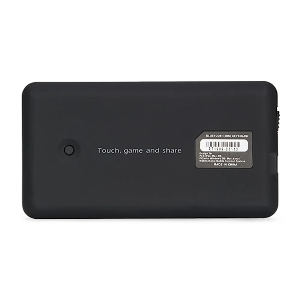Bluetooth tangentbord mini trådlöst tangentbord mus fjärr pekplatta