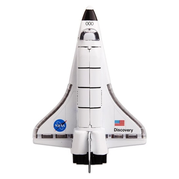 Rumfartøj Model Die Cast US Space Shuttle Lys Effekt Og Simulering lyde Colombia Rumskib 19 cm længde