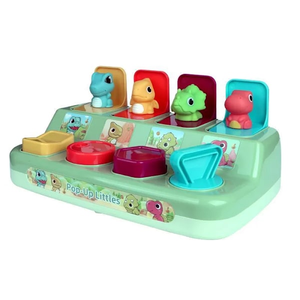 Interaktiv Pop Up Dyr Leke Peekaboo Switch Box Knapp Box Skat Overraskelse Eske