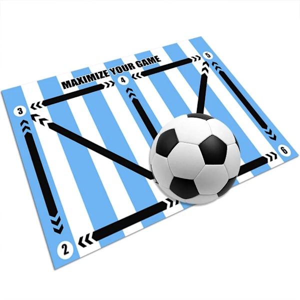Fotboll träning matta hållbar halkfri vikbar barn vuxna dribbla träning matta fotboll träning inomhus vårdörr utrustning