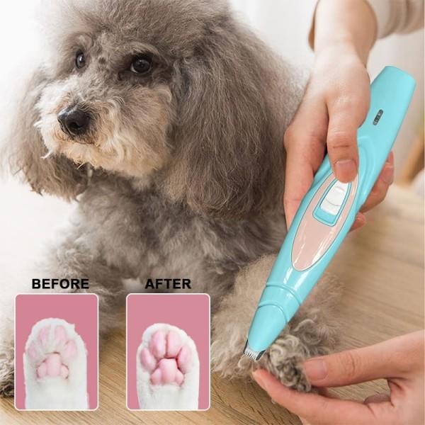 El Hund Clippers Professionell Husdjur Fot Hår Trimmer Hund Grooming Frisör Hund Skär