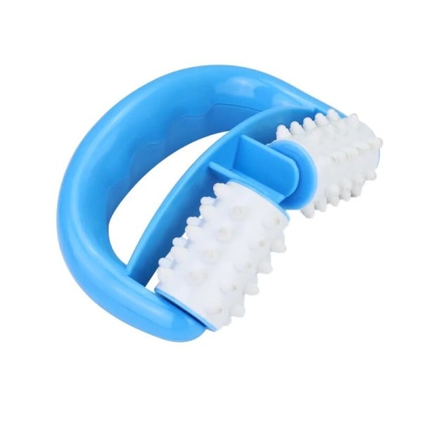 1 bitar Blå D Typ Fett Kontroll Roller Massager Celluliter Ben Buk Nacke Blinkor Snabb Anti celluliter Ansiktslyft Massage Rull