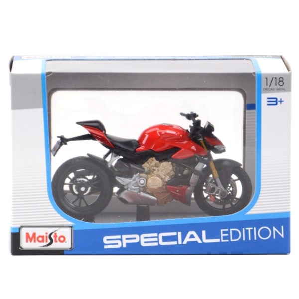 Ducati Super Nøgen V4 S Static Die Støbte Køretøjer Samlerobjekt Hobbyer Motorcykel Model Legetøj