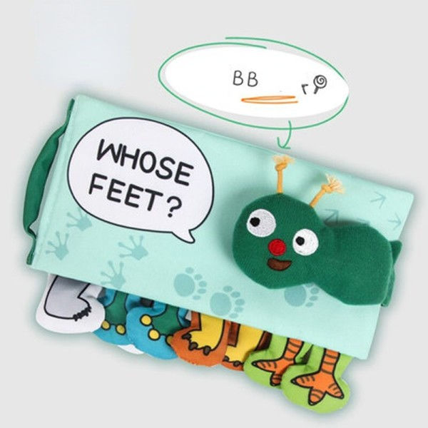 3D taaperot eläin jalka kangas kirja pestävä Montessori vauva varattu lauta varhainen opetus koulutus tottumukset tieto kehitys lelut