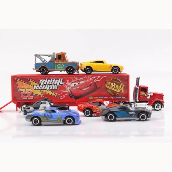 6-7 kpl /Set Disney Pixar auto 3 Lightning Mcqueen Uncle kuorma-auto auto malli lelut