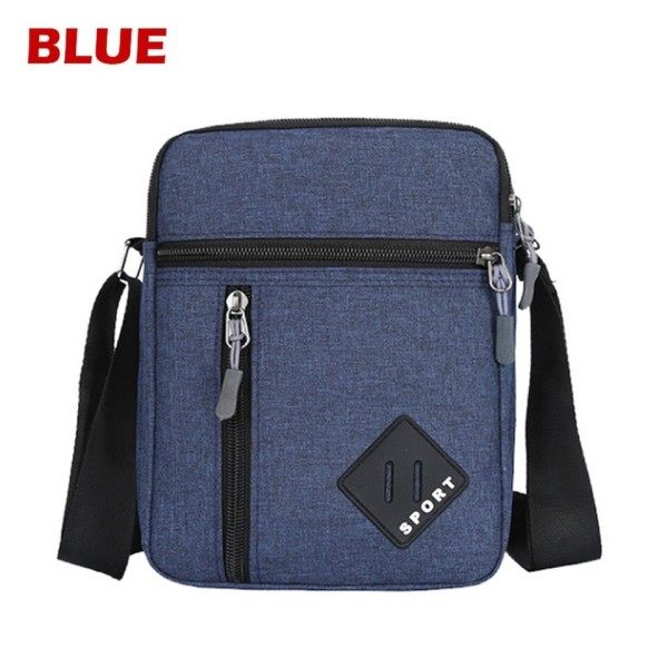 Män;s Messenger väska crossbody axelväskor herrar liten sele pack vattentät Oxford pack