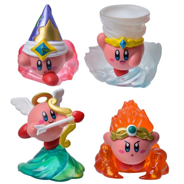 4 osaa setti anime pelit Kirby mini figuurit Kawaii sarjakuva vaaleanpunainen Kirby toiminta figuuri nuket lelut
