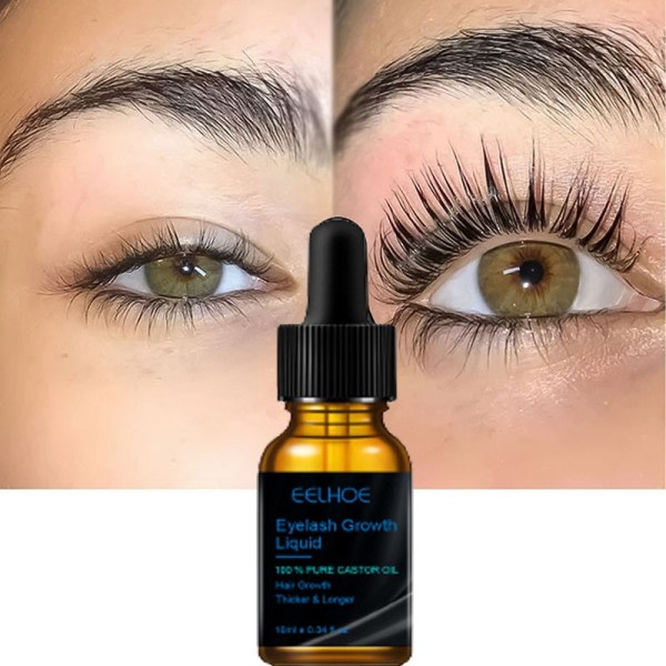 Ögonfrans tillväxt serum 7 dagar snabb ögonfransar förstärkare längre tjockare fyllare fransar ögonbryn lyft